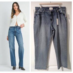 NWT Habitual | Reese High Rise Straight Jeans in Marine Blue